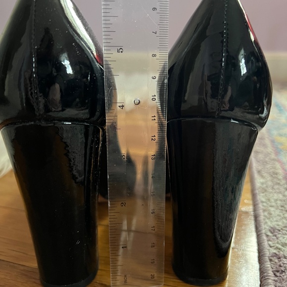Talbots black patent peep toe heels, 8 - Picture 5 of 5